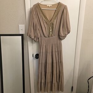 Kings Road Beige Dress